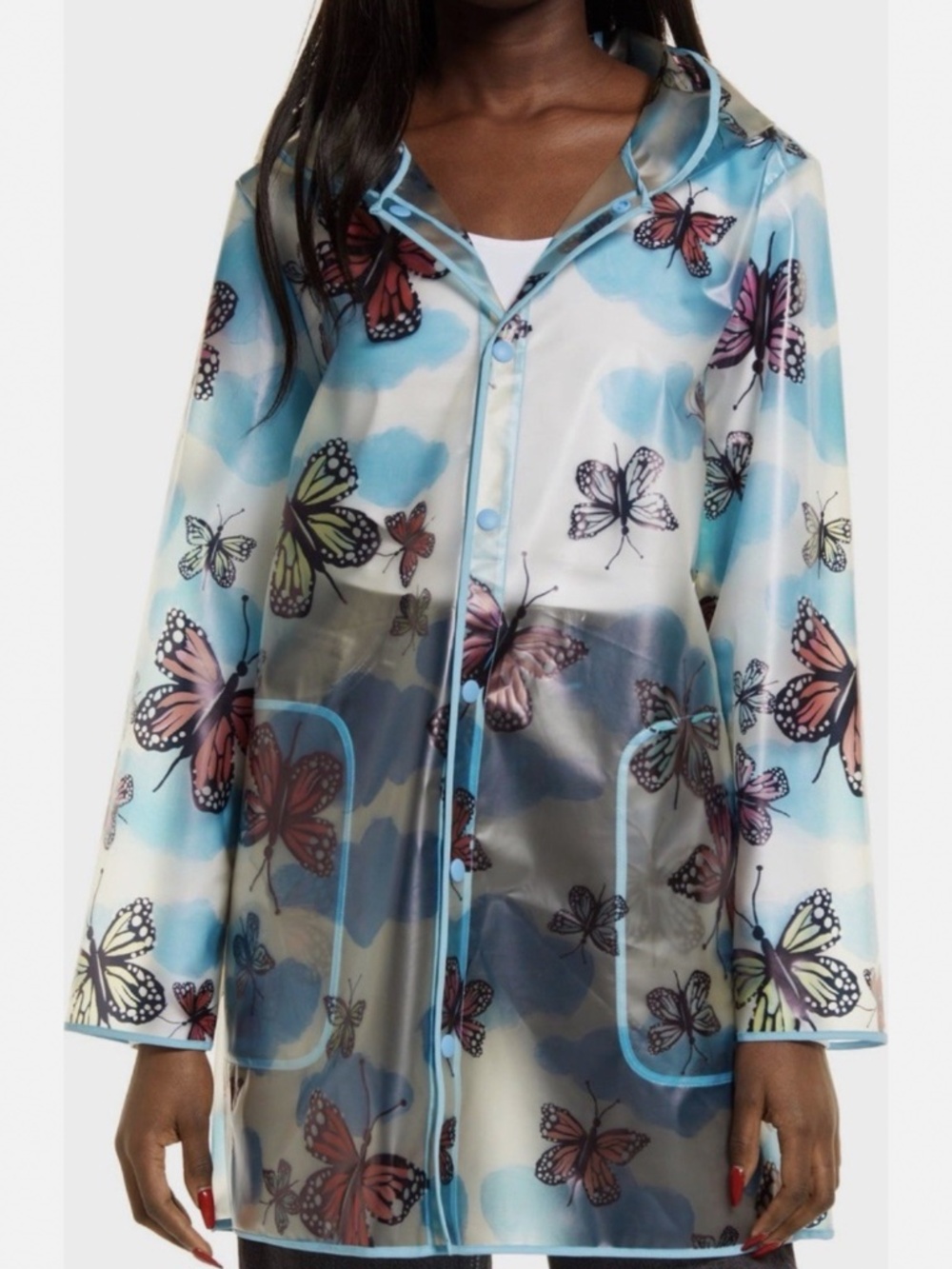 Christina Martinez Butterfly Raincoat size small fits 4-6